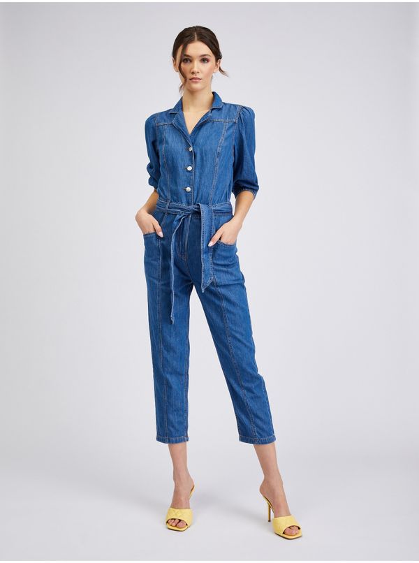 Orsay Orsay Blue Denim Overall - Women