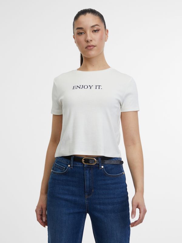 Orsay Orsay Cream Women's T-Shirt - Women