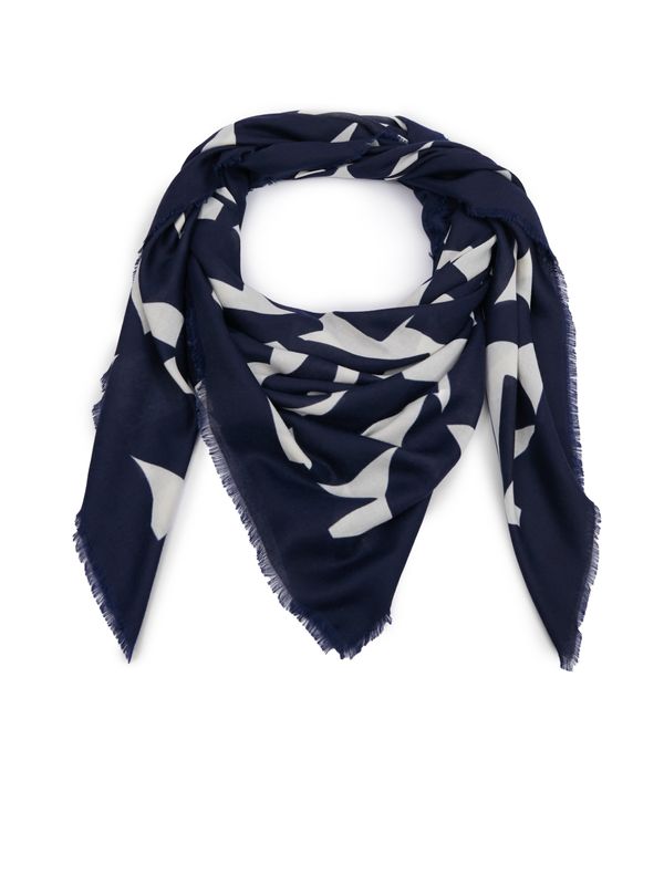 Orsay Orsay Dark blue patterned women's scarf - Women