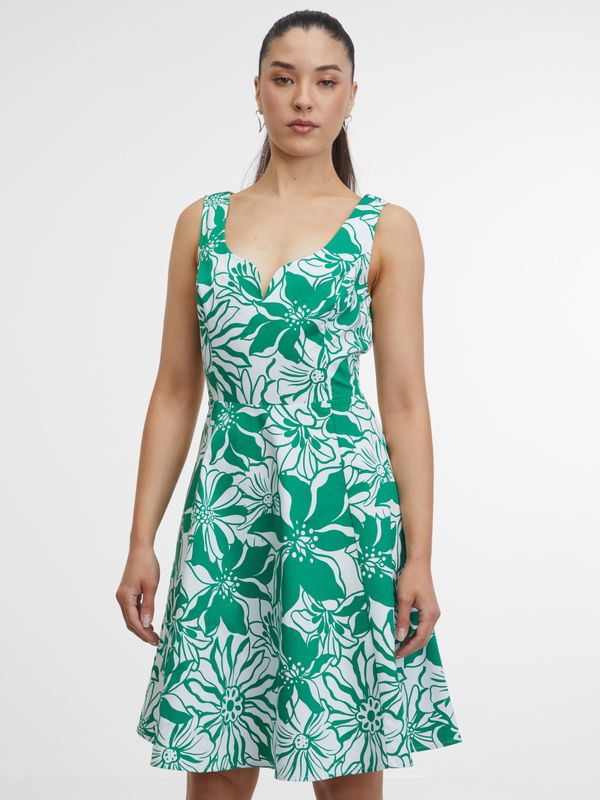 Orsay Orsay Green Women's Patterned Dress - Women's
