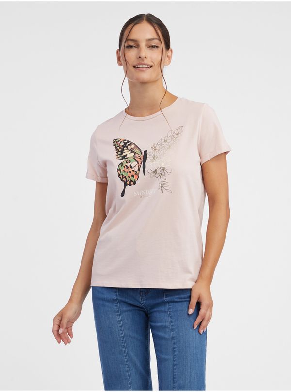 Orsay Orsay Light Pink Womens T-Shirt - Women