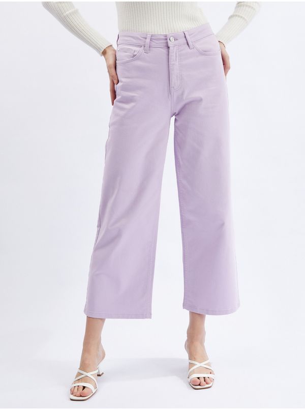 Orsay Orsay Light Purple Women Shortened Flared Fit Jeans - Women