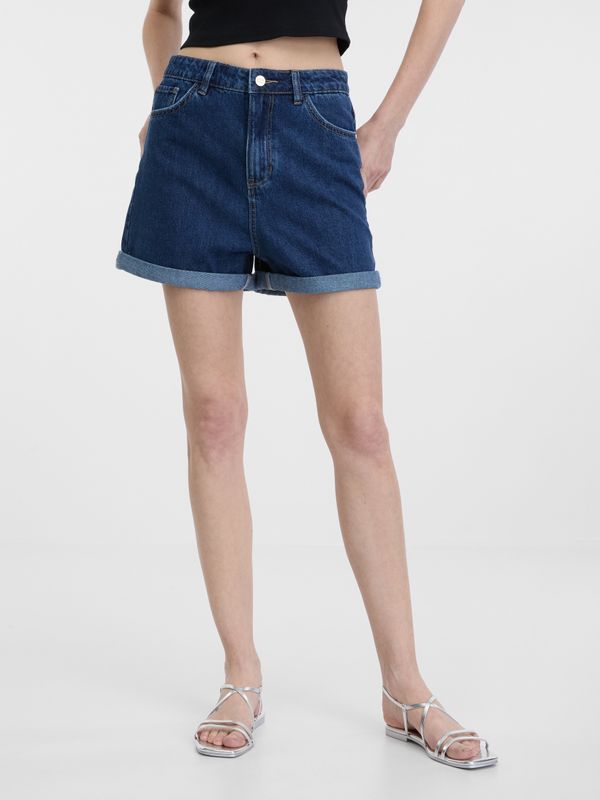 Orsay Orsay Navy Blue Women's Denim Shorts - Women's