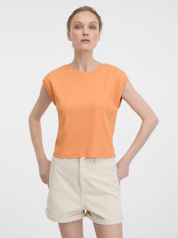 Orsay Orsay Orange Women's Short Sleeve Crop T-Shirt - Women