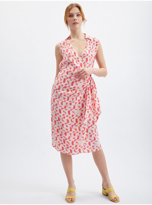 Orsay Orsay Pink Ladies Patterned Dress - Women