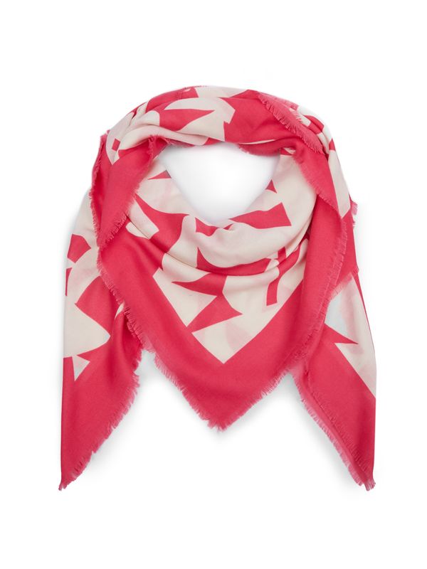 Orsay Orsay Pink patterned women's scarf - Women's