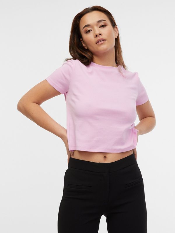 Orsay Orsay Pink Women's Short T-Shirt - Women's