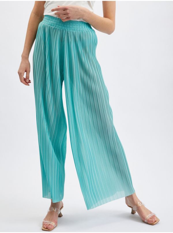 Orsay Orsay Turquoise Women's Wide Pants - Women
