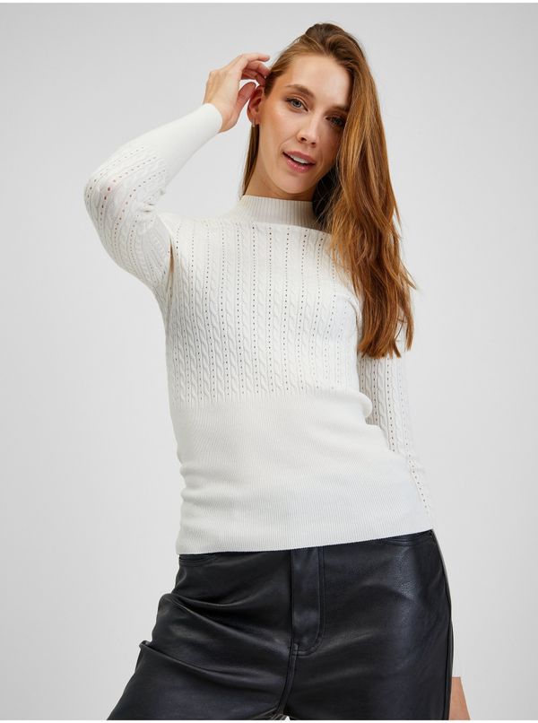 Orsay Orsay White Ladies Sweater - Women