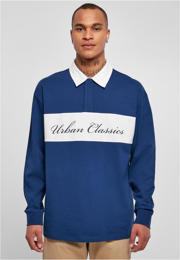 Urban Classics Oversized Rugby Longsleeve spaceblue