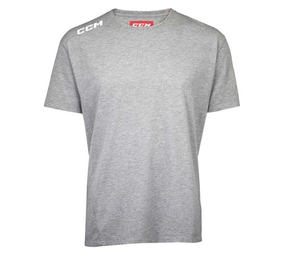 CCM Pánské tričko CCM  SS Essential Tee Grey