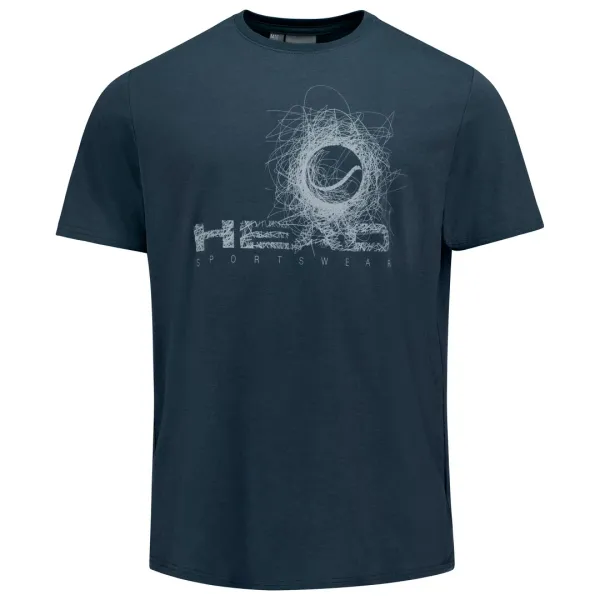 Head Pánské tričko Head  Vision T-Shirt Men Navy XXL