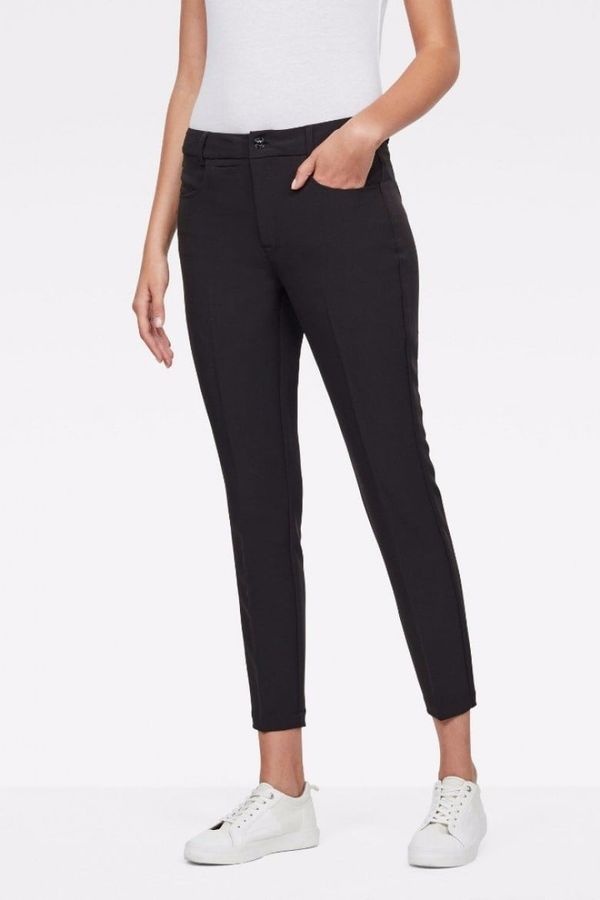 G Star Pants - G-STAR D-staq mid skinny ankle chino wmn black