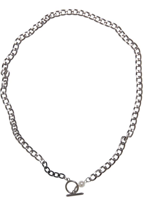 Urban Classics Accessoires Pearl necklace silver