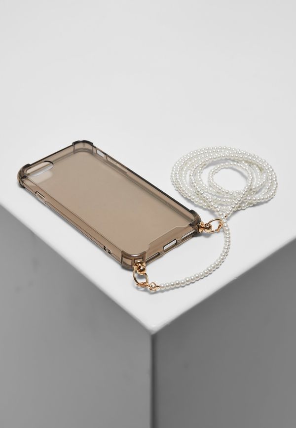 Urban Classics Accessoires Phone Case with Pearl Necklace I Phone 6/7/8 Black