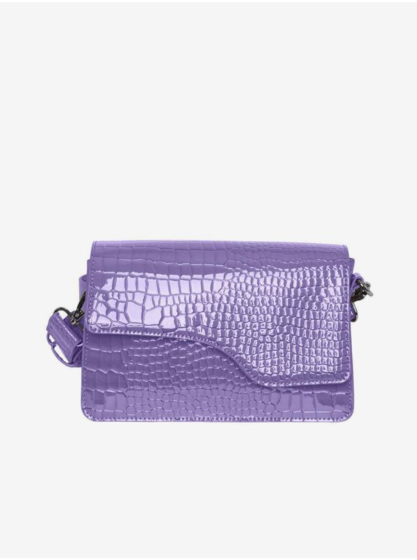 Pieces Pieces Light Purple Women's Crossbody Bag with Crocodile Pattern Piece - Women's