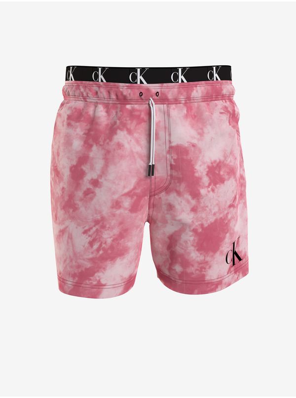 Calvin Klein Pink Batik Men's Calvin Klein Underwear Swimsuit - Men's