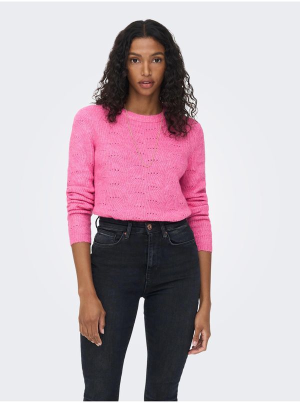 Only Pink Sweater ONLY Lolli - Women