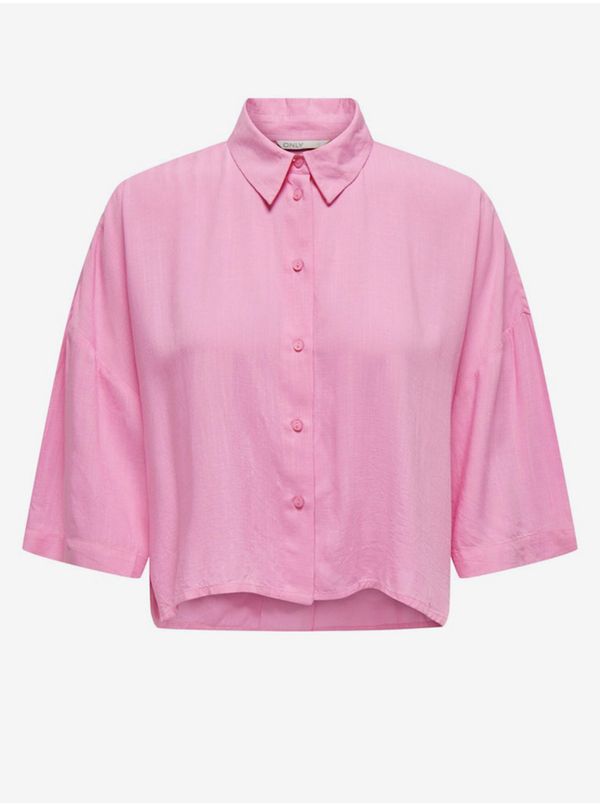 Only Pink women's cropped shirt ONLY Astrid - Women