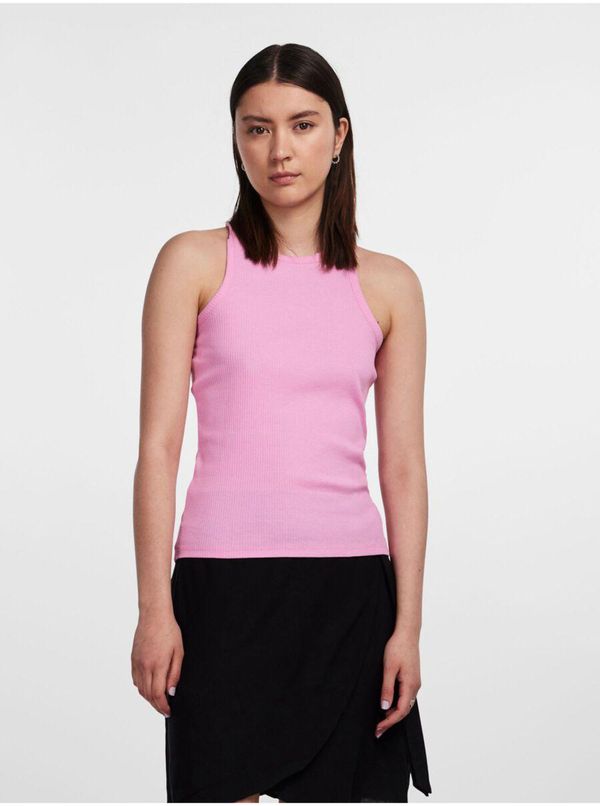 Pieces Pink Women's Ribbed Basic Tank Top Pieces Hand - Women's