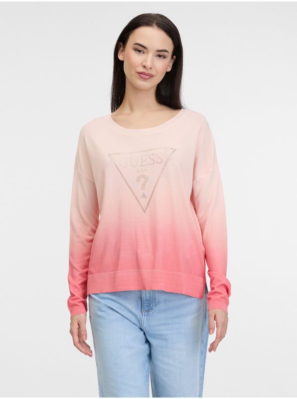 Guess Pink women's sweatshirt Guess Irene - Women