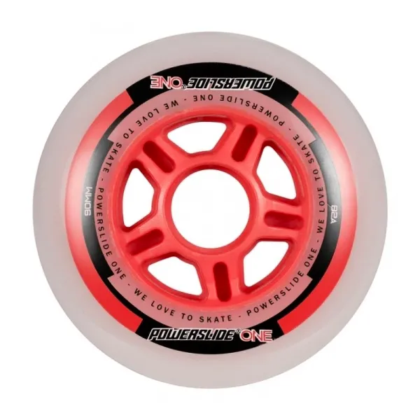 Powerslide Powerslide One Complete 80 mm 82A Inline Wheels + ABEC 5 + 8 mm Spacer 8 pcs