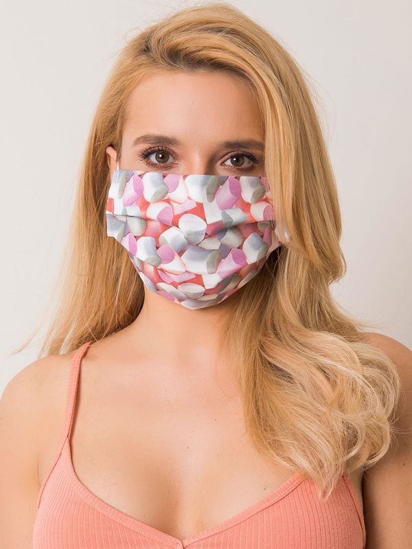 Fashionhunters Protective mask with color print