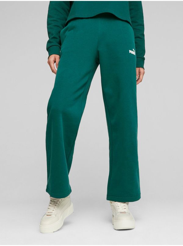 Puma Puma ESS+ Women's Cropped Sweatpants Dark Green