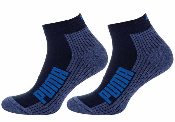 Puma Puma Unisex's 2Pack Socks 90795003 Navy Blue/Blue