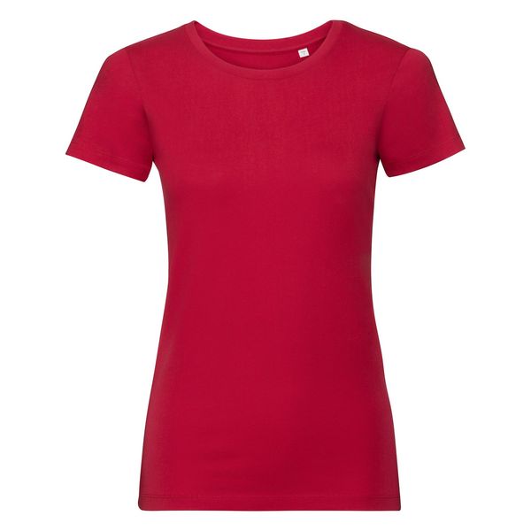 RUSSELL Pure Organic Russell Women's Red T-shirt