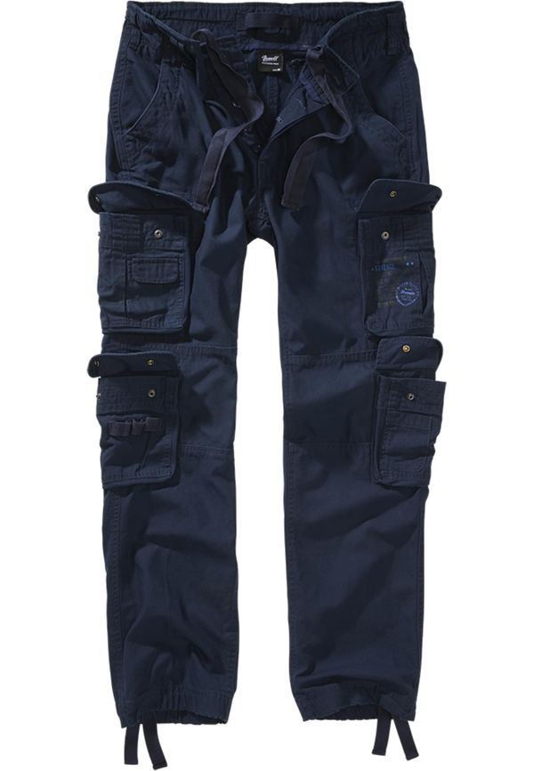 Brandit Pure Slim Fit trousers in a navy design