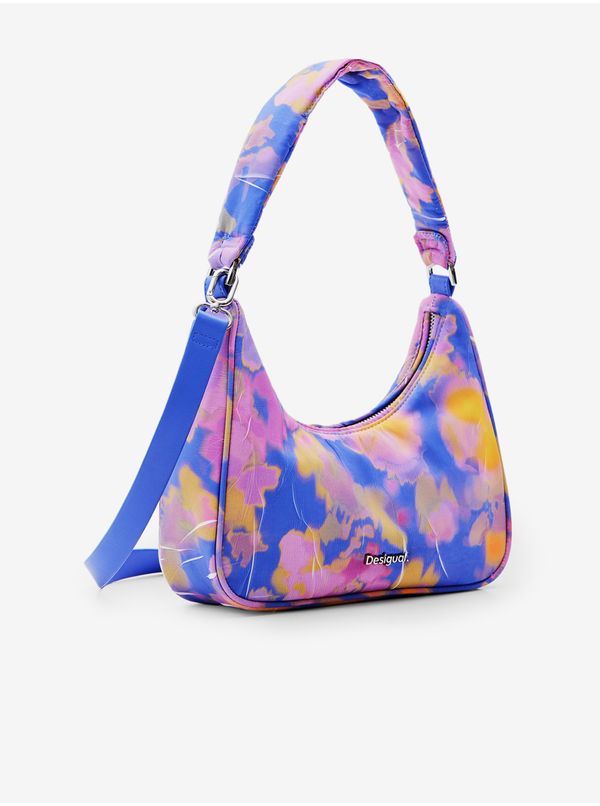 DESIGUAL Purple-Blue Women's Patterned Handbag Desigual Abstractum Medley - Women