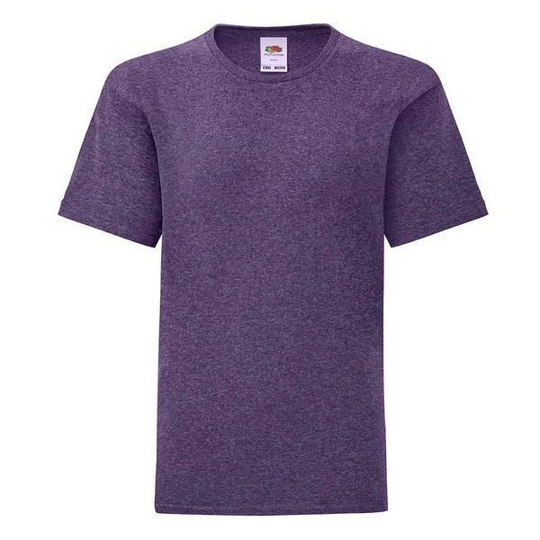 Fruit of the Loom Purple children's t-shirt in combed cotton Fruit of the Loom