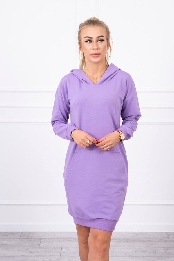 Kesi Purple dress with hood