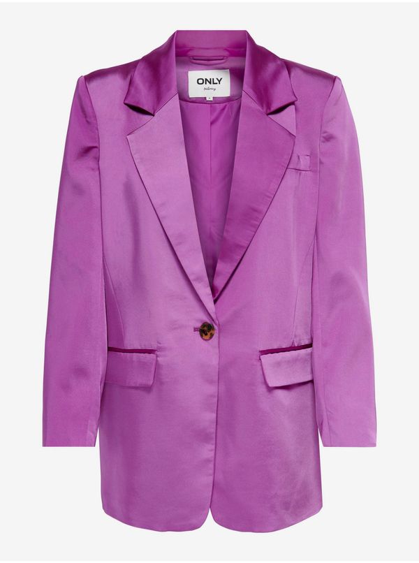 Only Purple Women's Satin Jacket ONLY Lana - Women