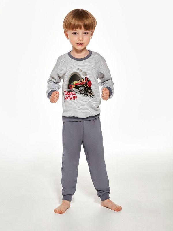 Cornette Pyjamas Cornette Kids Boy 478/145 Train L/R 86-128 grey