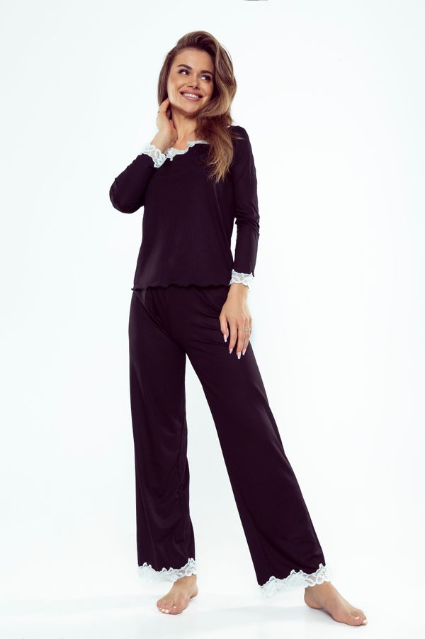 Eldar Pyjamas Eldar First Lady Arleta length/r S-XL black-ecru 099
