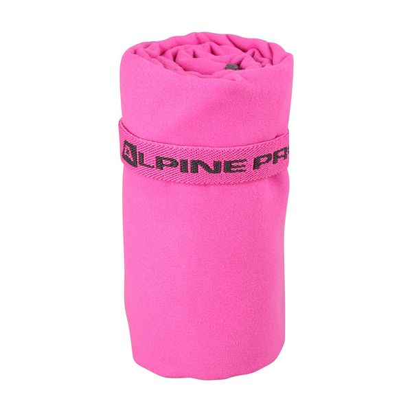 ALPINE PRO Quick drying towel 50x100cm ALPINE PRO TOWELE pink glo
