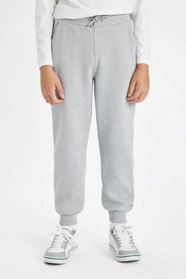 DEFACTO R5970A6/GR377 Boys Defacto Tracksuit Bottom GRAY MELANGE