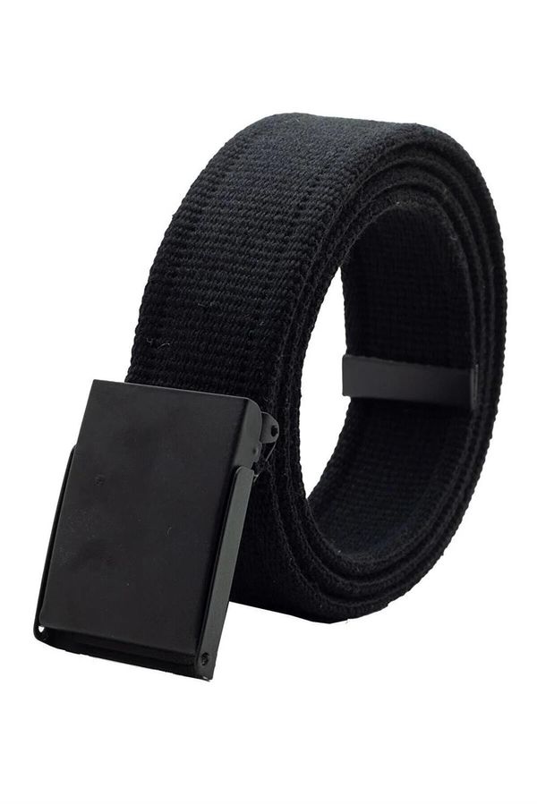 dewberry R9091 Dewberry Mens Belt For Jeans And Canvas-BLACK