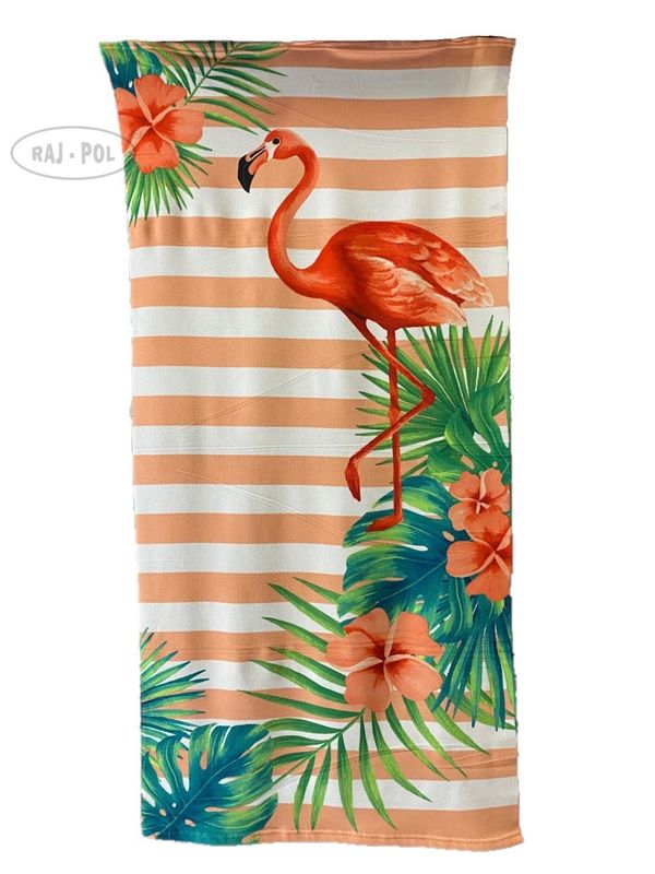 Raj-Pol Raj-Pol Unisex's Towel Red Flamingo