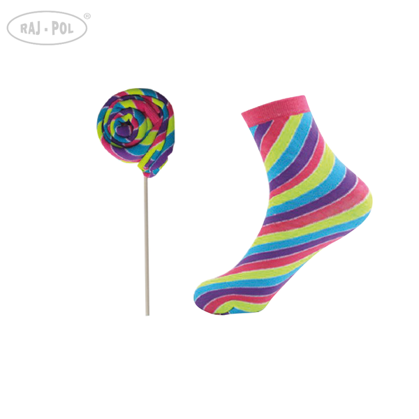 Raj-Pol Raj-Pol Woman's Socks Lollipop