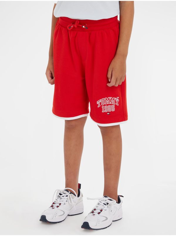 Tommy Hilfiger Red Boys Shorts Tommy Hilfiger Tommy Varsity Sweatshorts - Boys