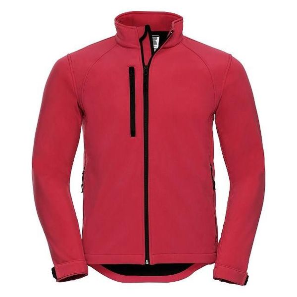 RUSSELL Red Men's Soft Shell Russell Jacket