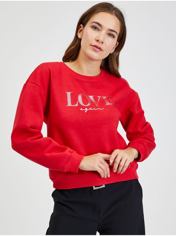 Orsay Red Women's Loose Sweatshirt ORSAY - Women