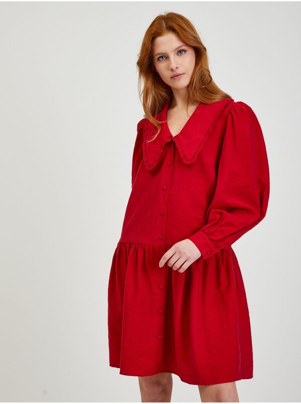 Orsay Red women's shirt dress ORSAY