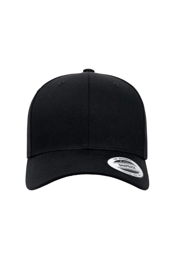 Flexfit Retro Cotton Blend Snapback Black