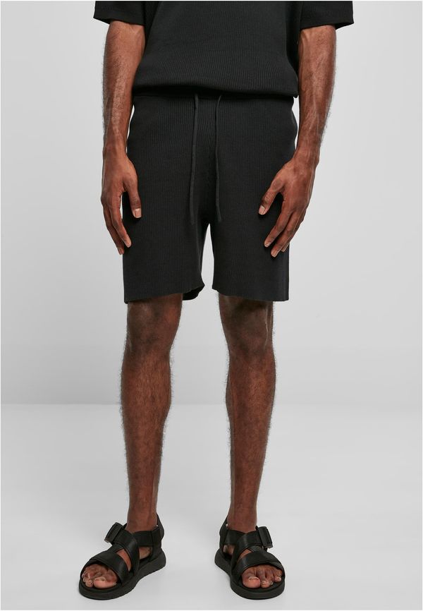 UC Men Ribbed shorts black