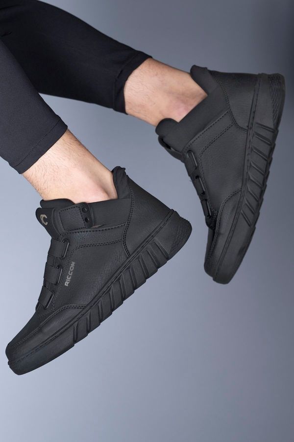 Riccon Riccon Black Black Unisex Sneaker Boots 0012383
