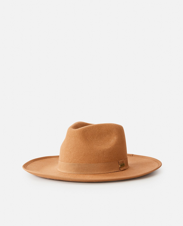 Rip Curl Rip Curl Hat VALLEY WIDE BRIM WOOL FELT Light Brown